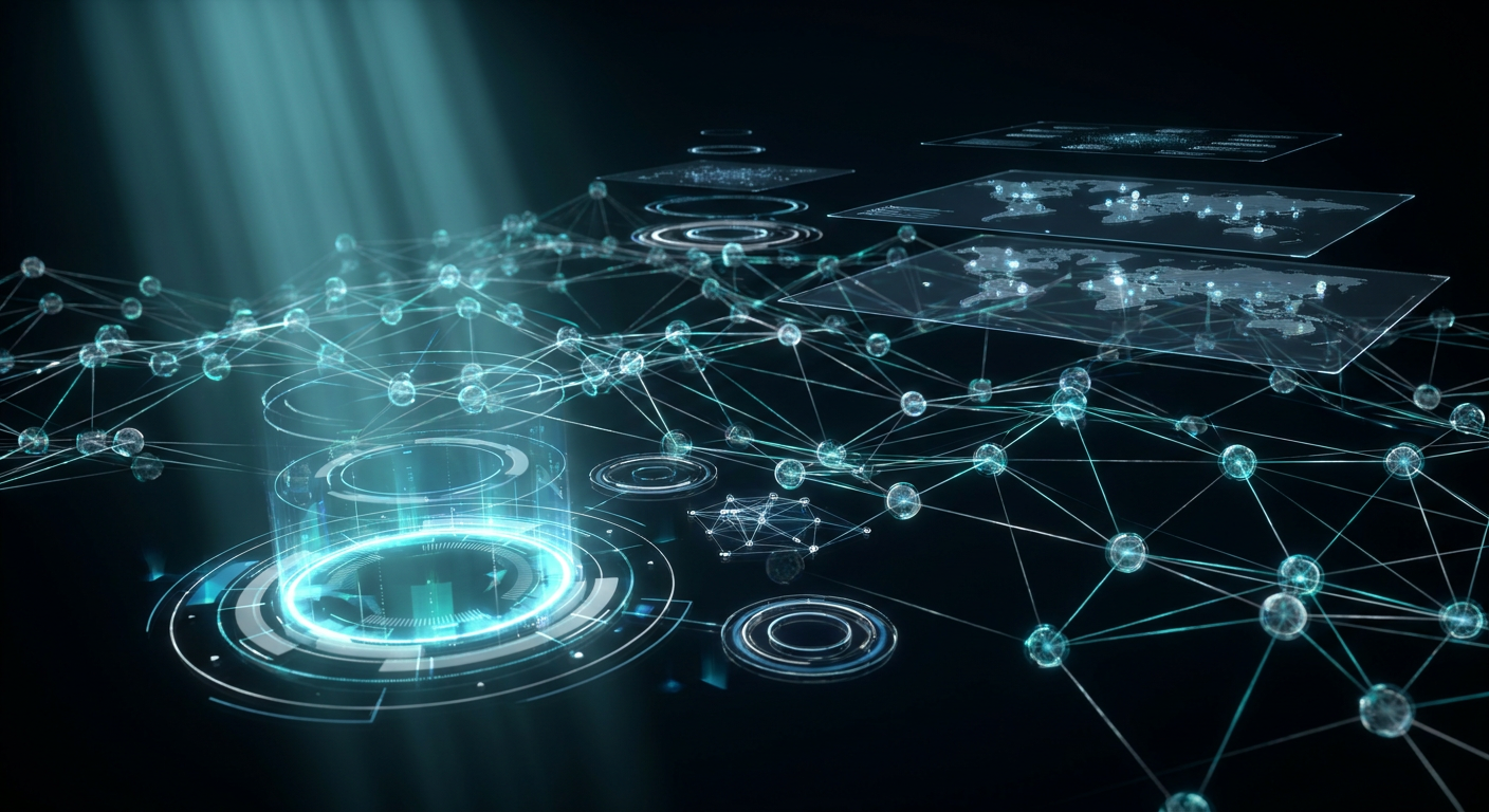 Illustration of the future AI discoverability landscape showing how semantic search and citation systems evolve