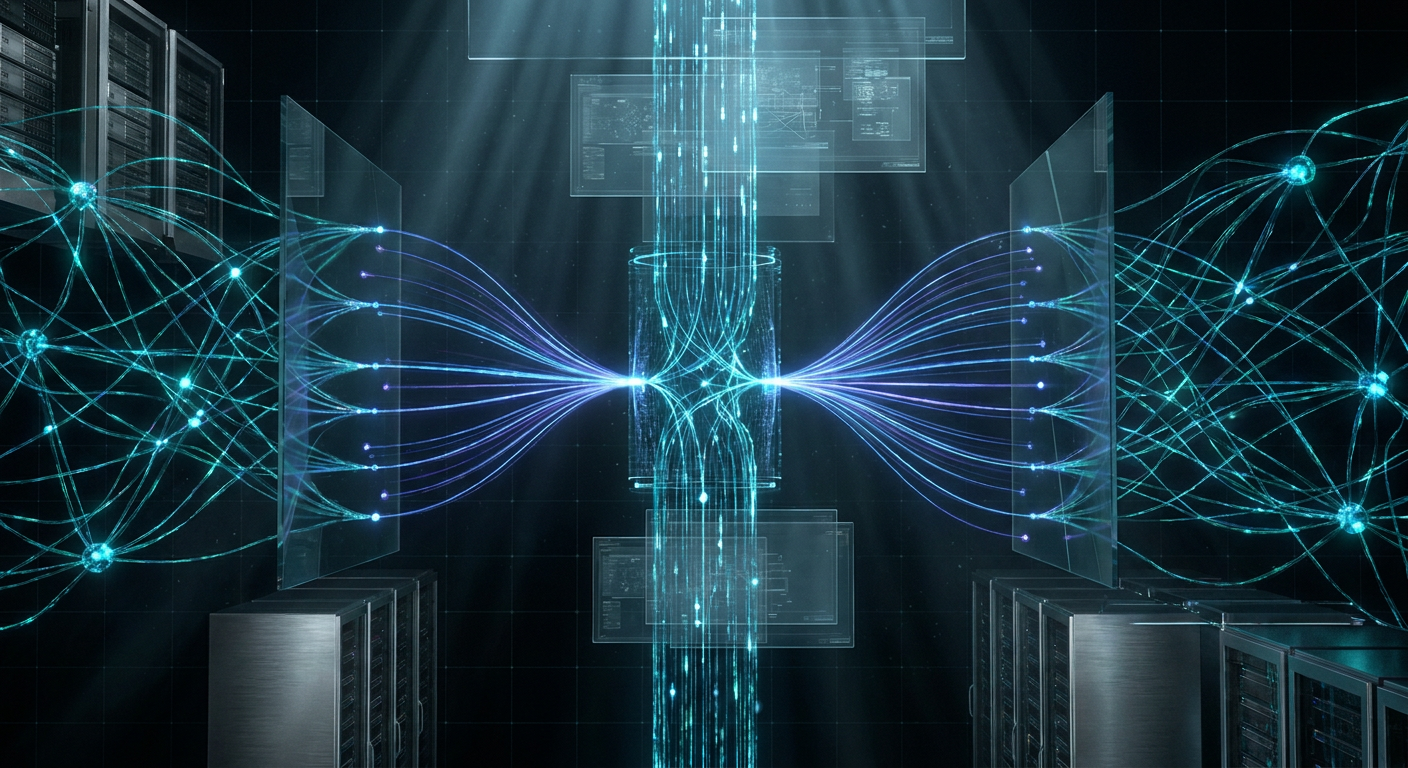 Visualization of AI search visibility systems and answer engine optimization infrastructure
